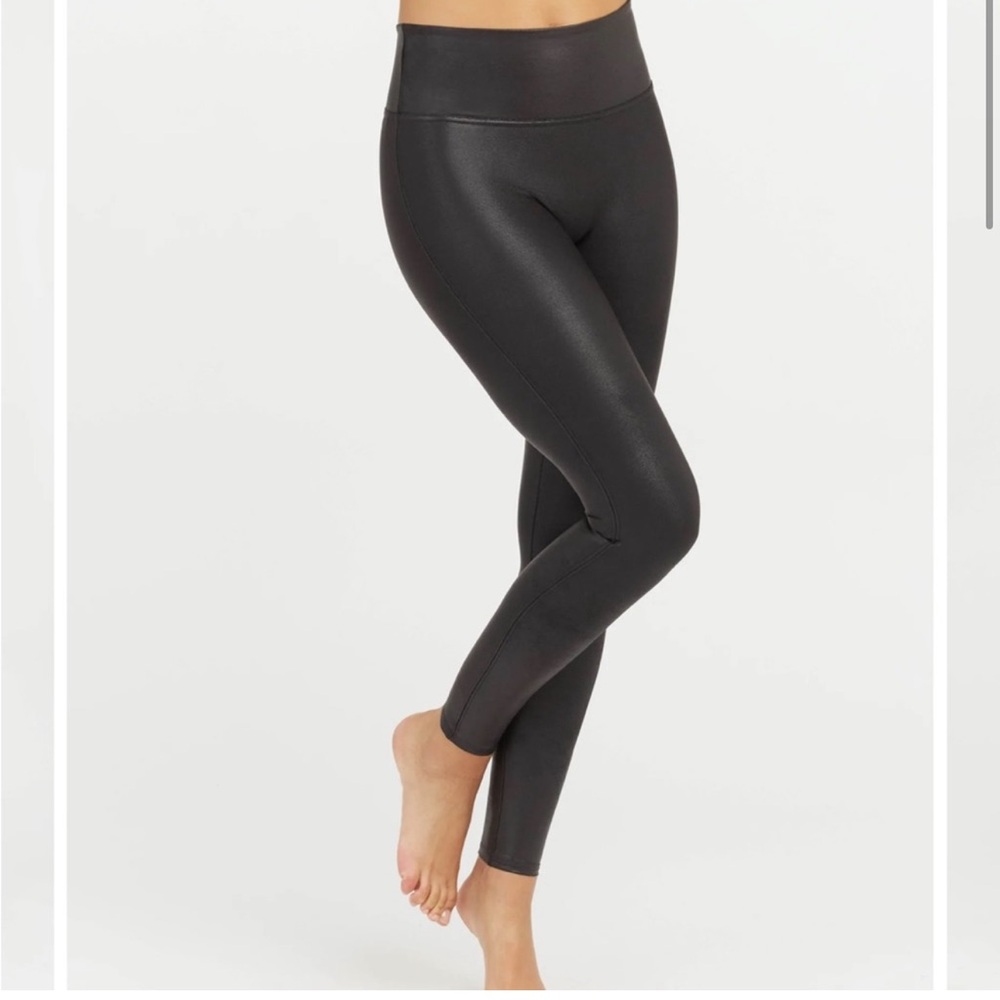 SPANX Faux Leather Leggings